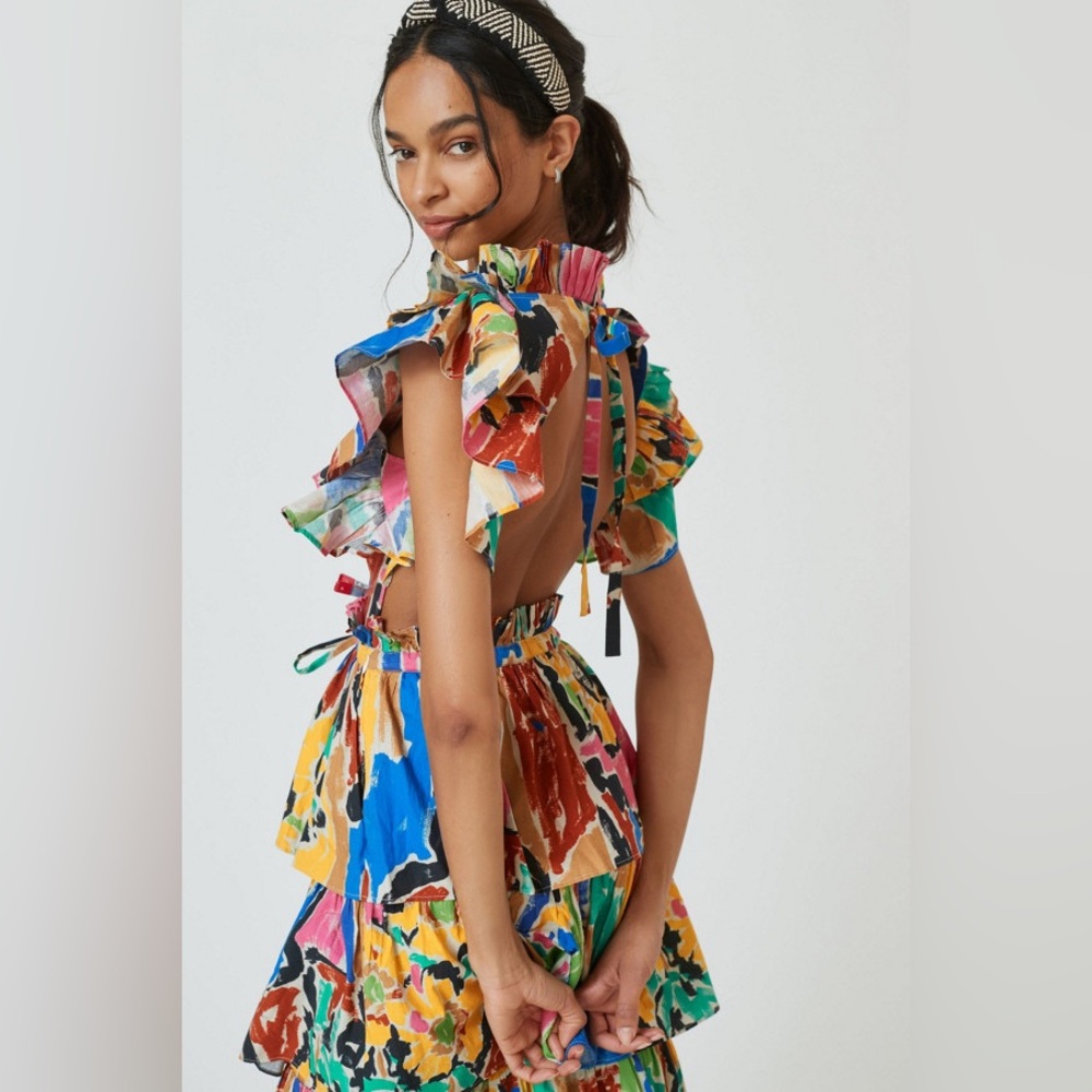 Love‎ the Label Mix-Print Midi Dress - Picture 4 of 9